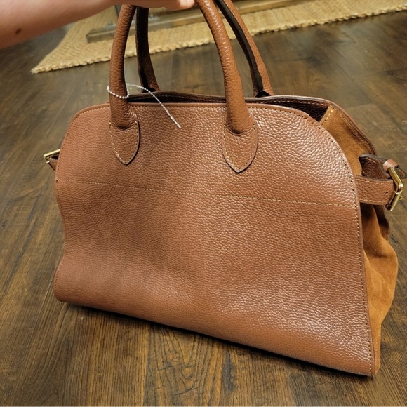 Divina Firenze Handbags - Divina Firenze Leather & Suede Margaux Style Bag